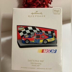 2007 Hallmark Daytona 500 50th Running NASCAR Keepsake Christmas Ornament NIB